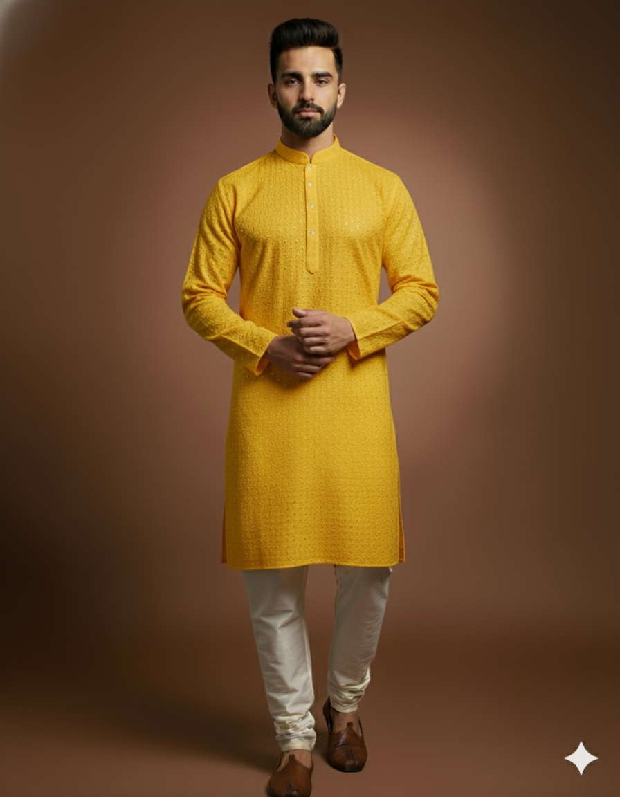 CHIKANKARI KURTA`S