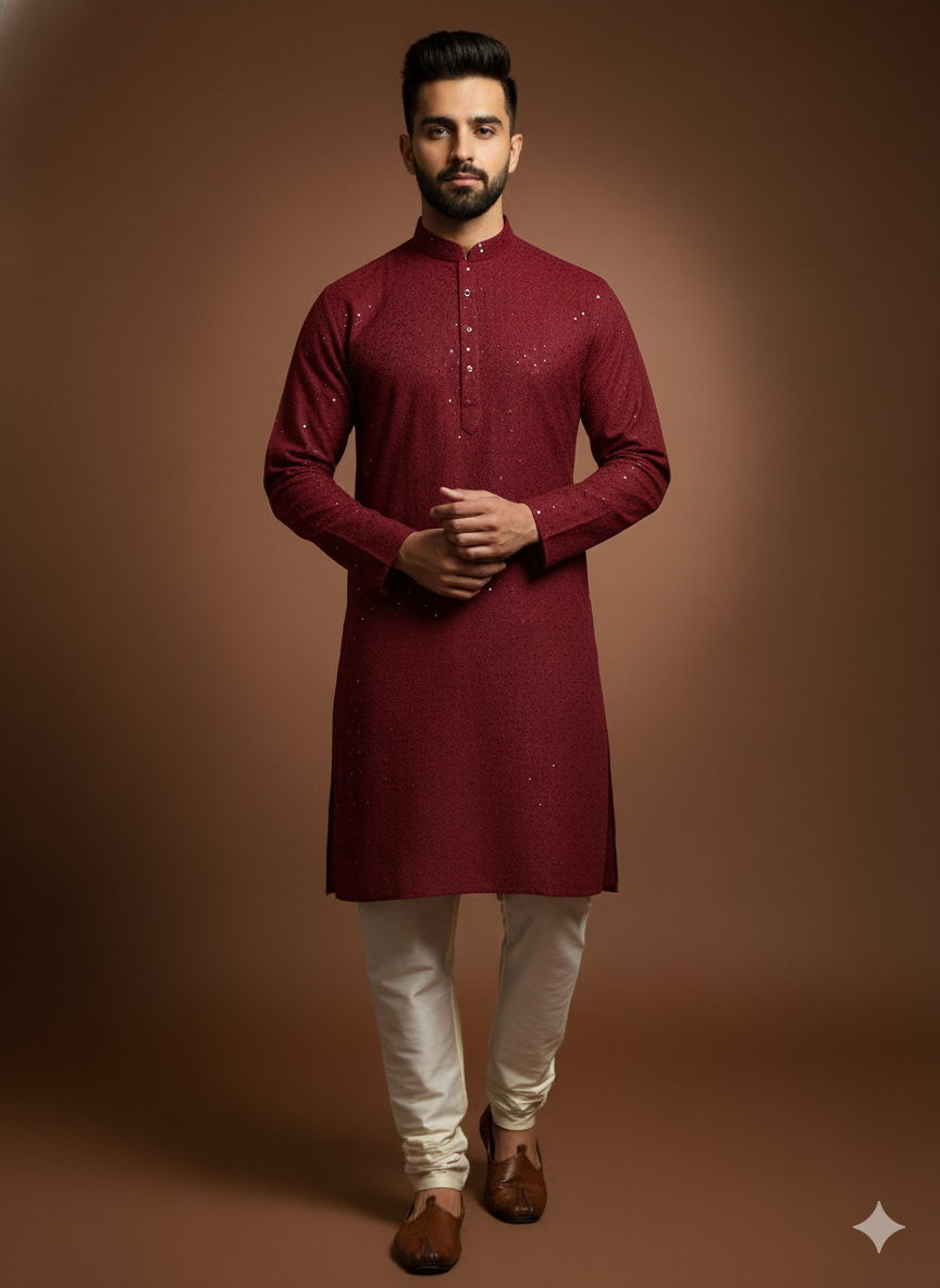CHIKANKARI KURTA`S